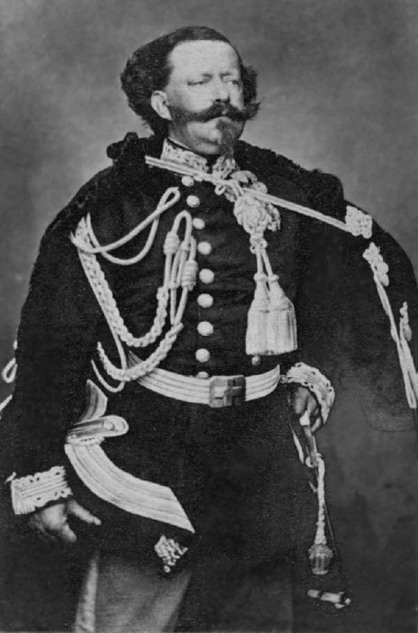 Victor Emmanuel II, King of Sardinia and later the first King of a unified Italy.