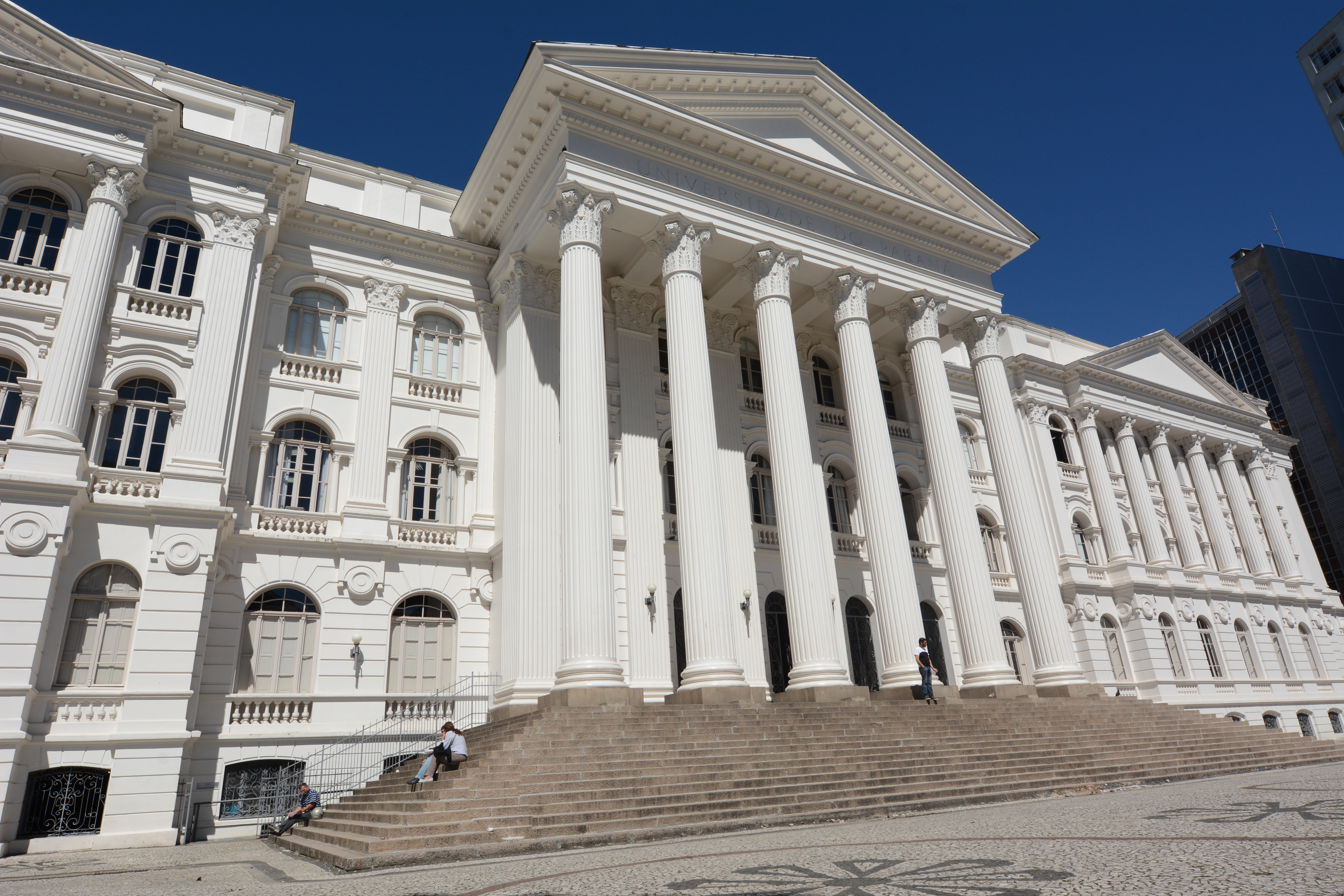 Historical building of the Federal University of Paraná, one of the oldest universities in Brazil, located in Curitiba.