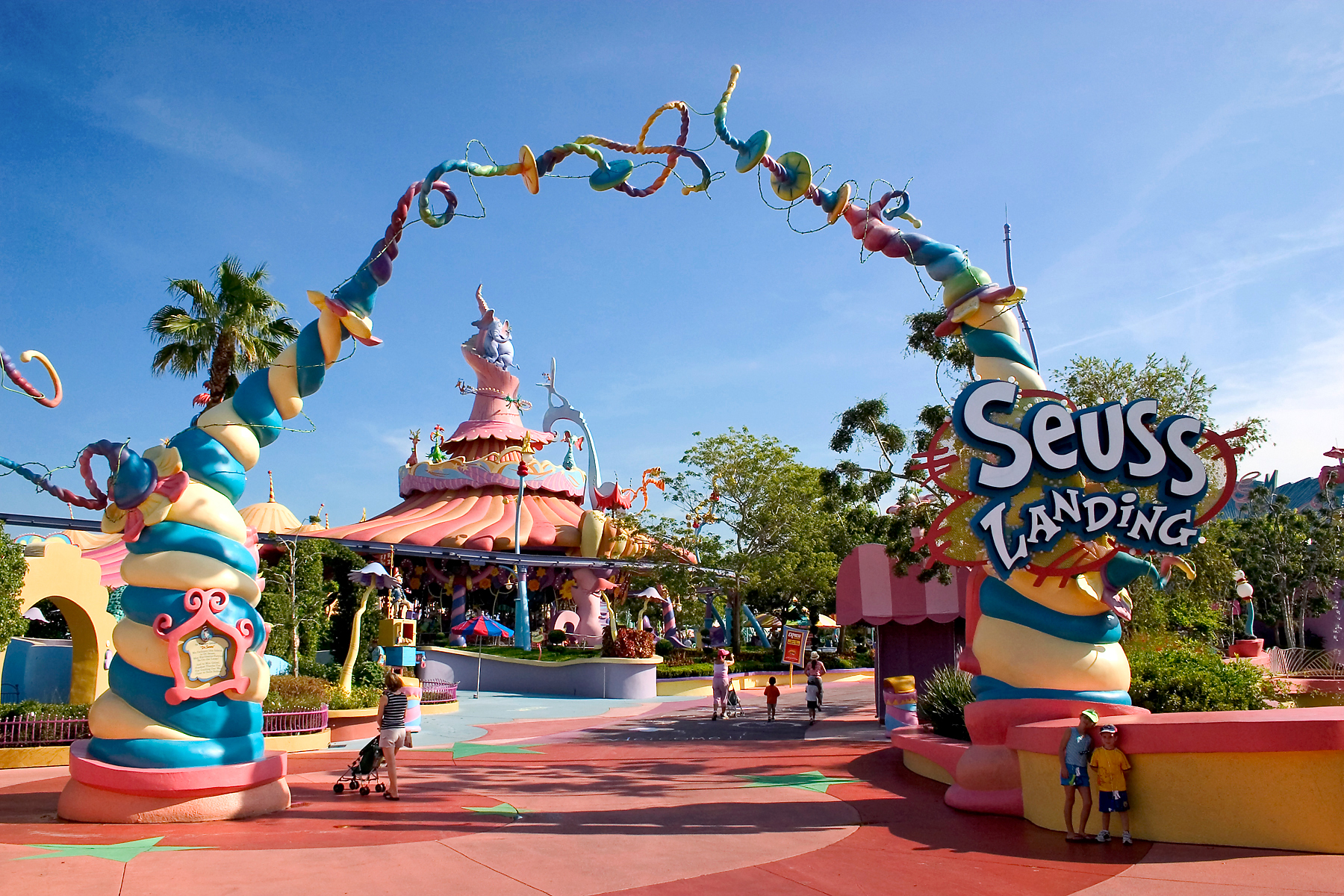 Seuss Landing di Islands of Adventure di Orlando, Florida.