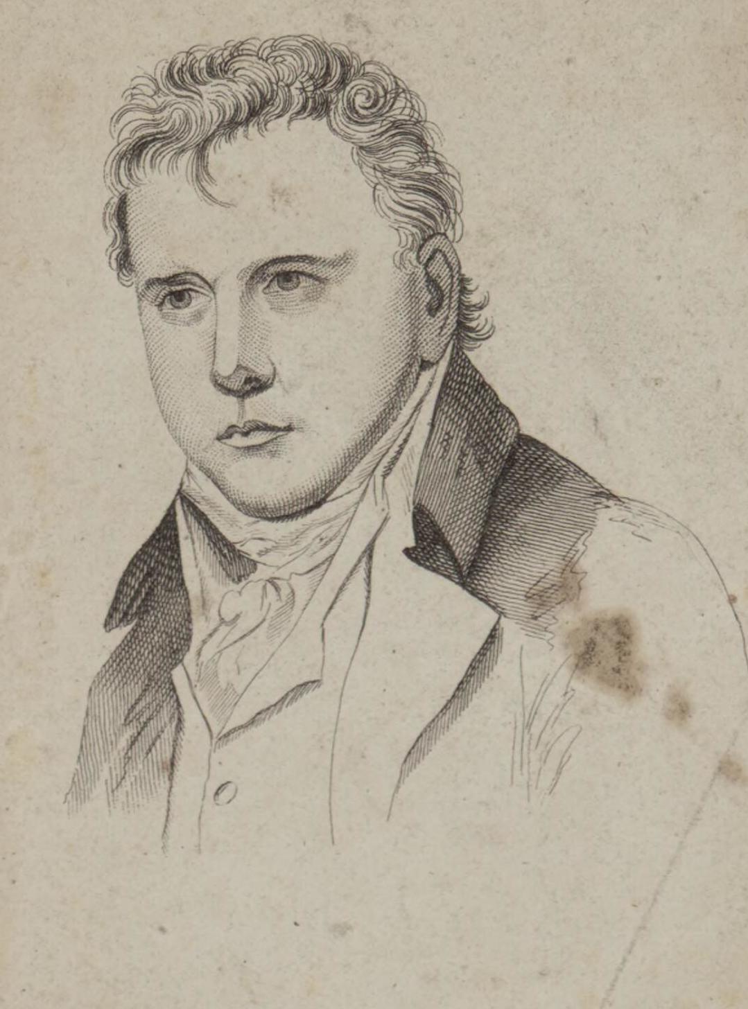 Sketch of Scott c.1800 by an unknown artist