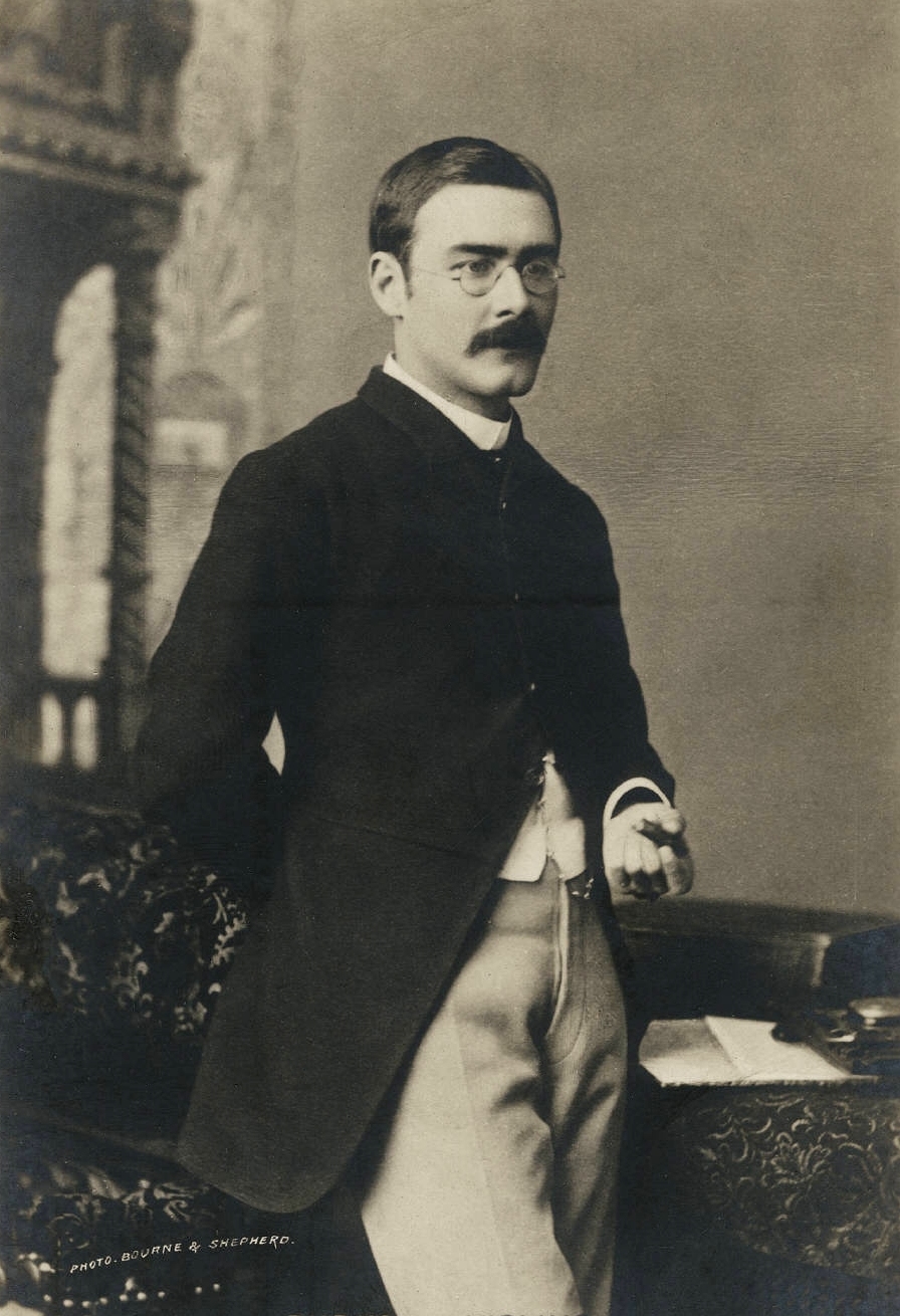 Rudyard Kipling, do studio Bourne & Shepherd, Calcutta (1892) chụp