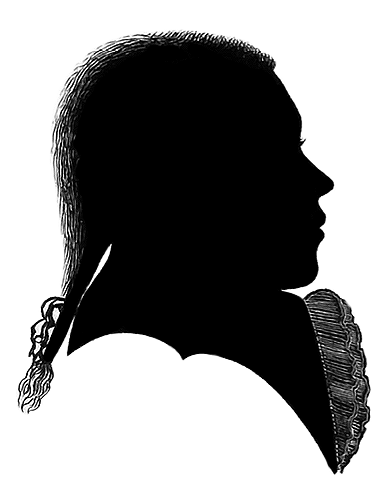 Bức vẽ bóng đen của Beethoven năm 16 tuổi. Ông mặc quân phục và tóc giả phù hợp với vai trò nhạc sĩ cung đình ở Bonn.