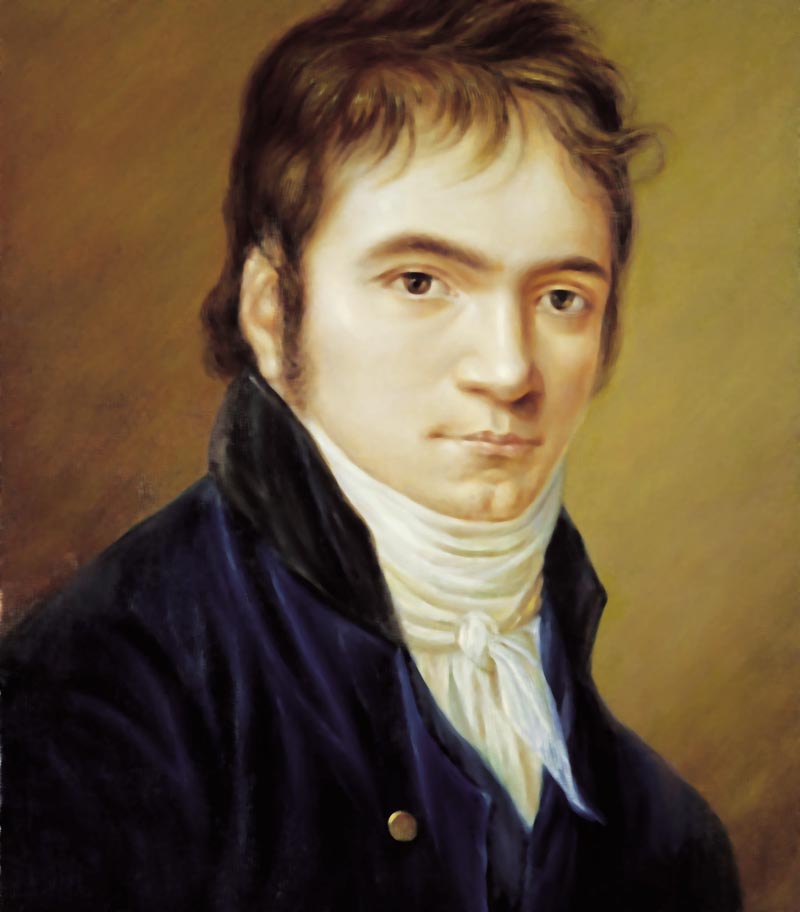 Bức chân dung Beethoven năm 1803 của Christian Horneman.