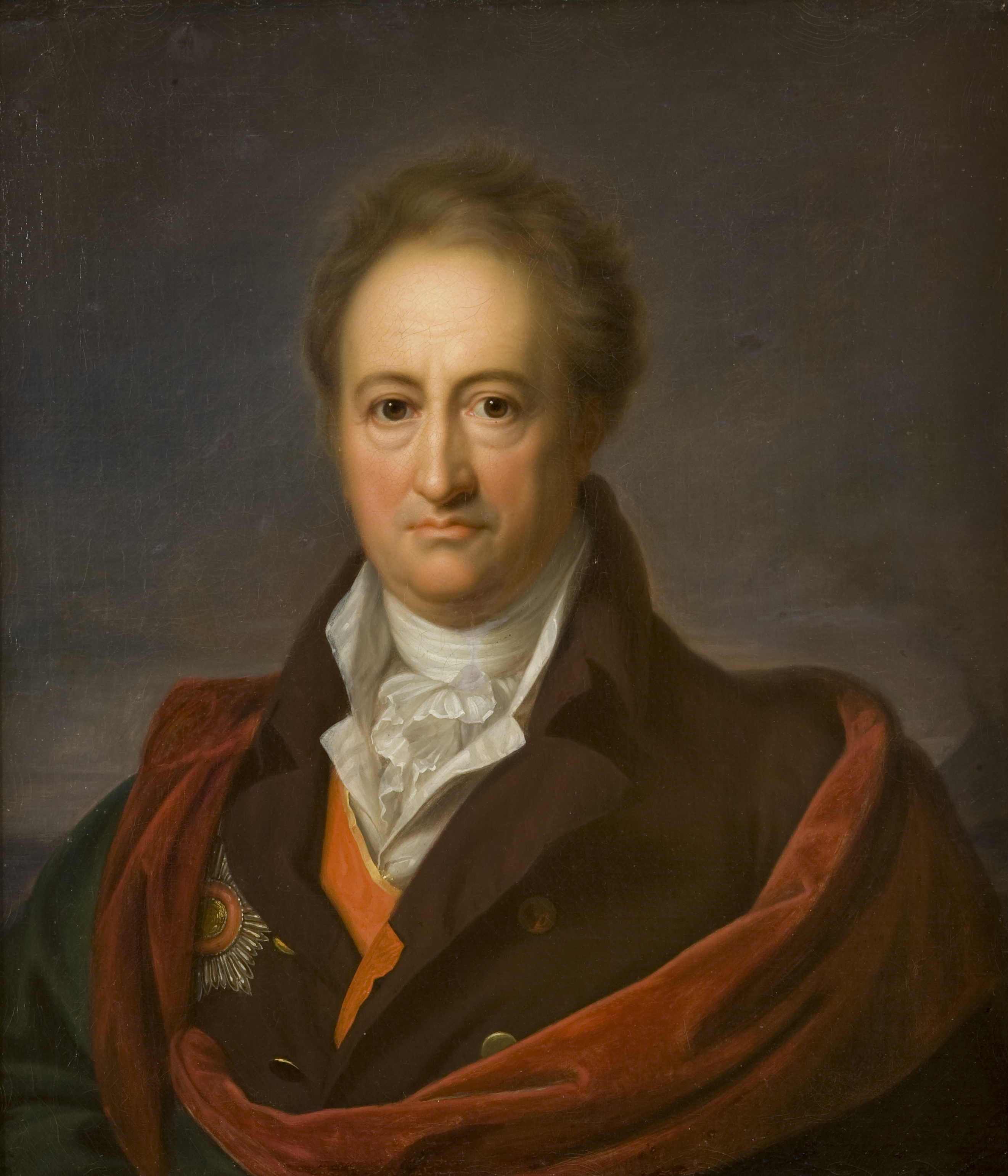 Bức chân dung Goethe năm 1808 của Gerhard von Kügelgen.