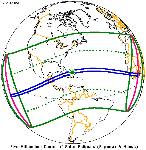 2132년 6월 13일 일식