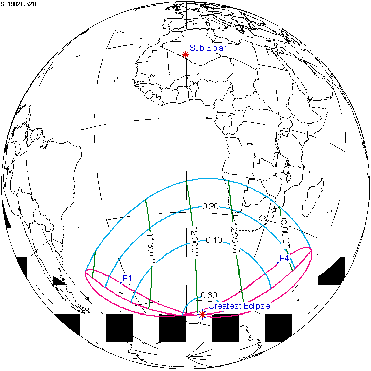 1982년 6월 21일 부분 일식