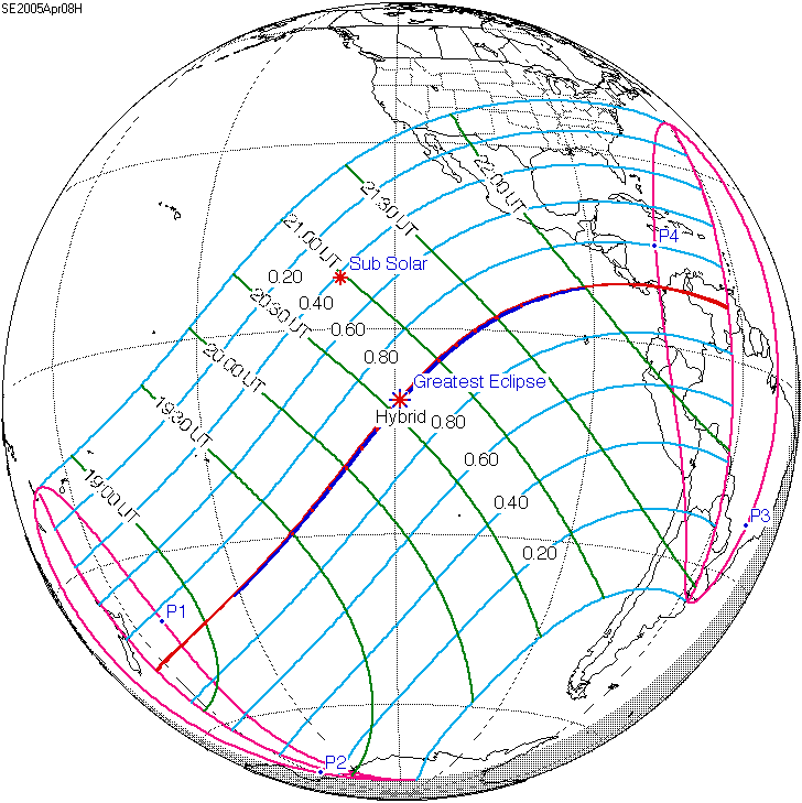 2005년 4월 8일 혼성 일식