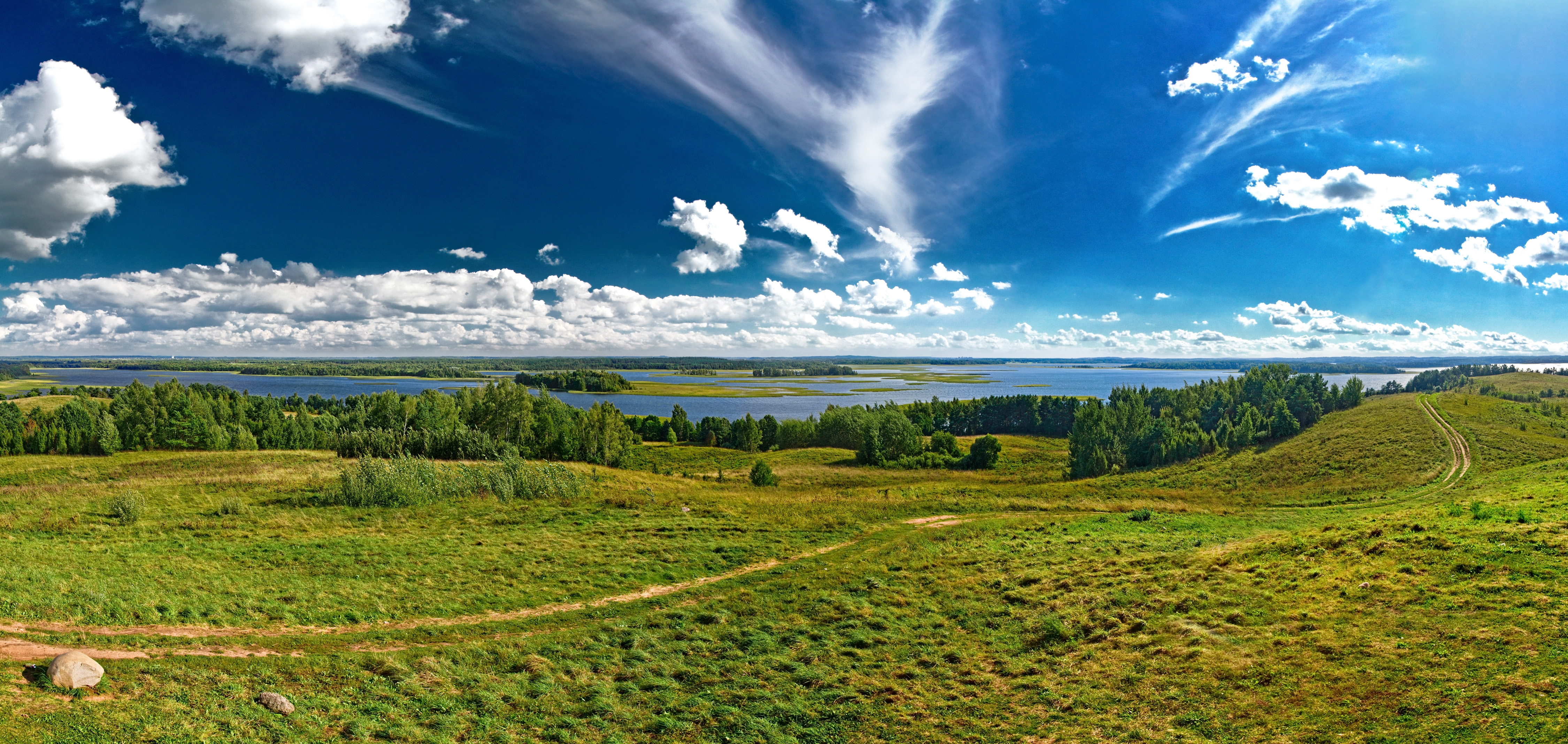 Strusta Lake in the Vitebsk Region.