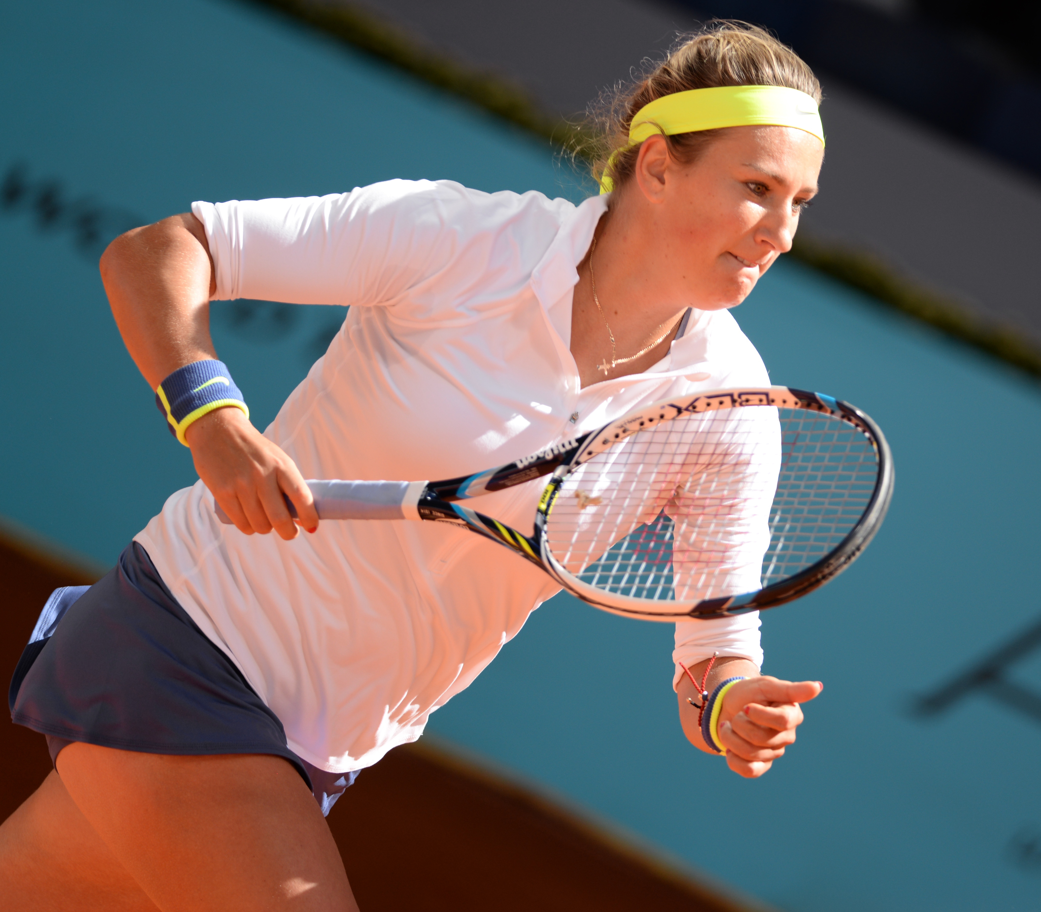 Victoria Azarenka, pemain tenis profesional dan bekas pemain No. 1 dunia dalam perseorangan