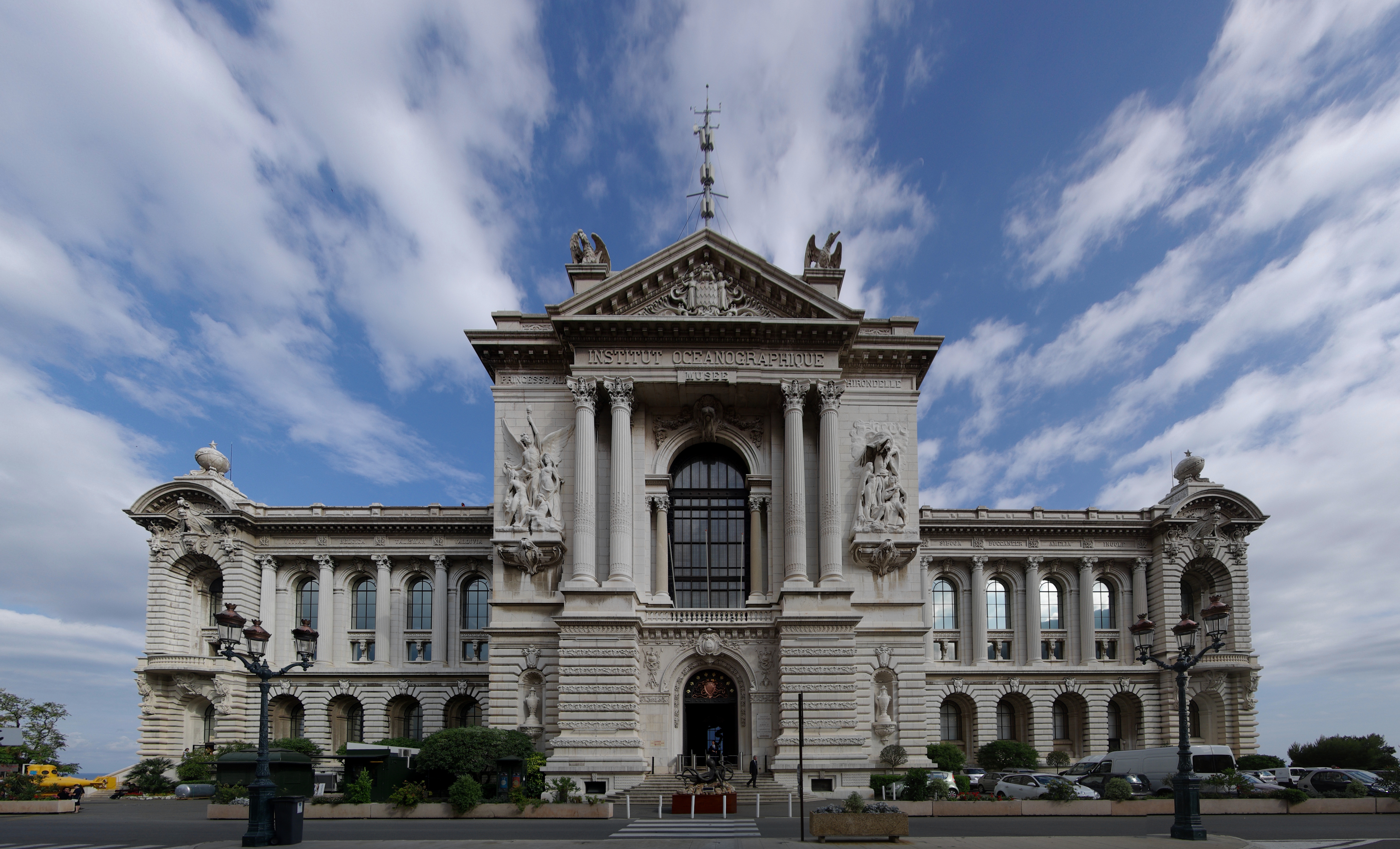 The Oceanographic Museum, a prominent cultural and scientific institution founded by Prince Albert I.