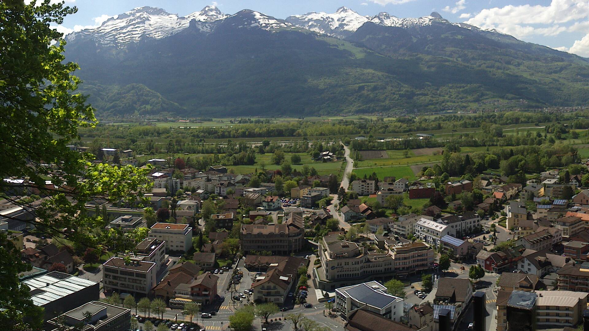 Toàn cảnh Vaduz, thủ đô của Liechtenstein