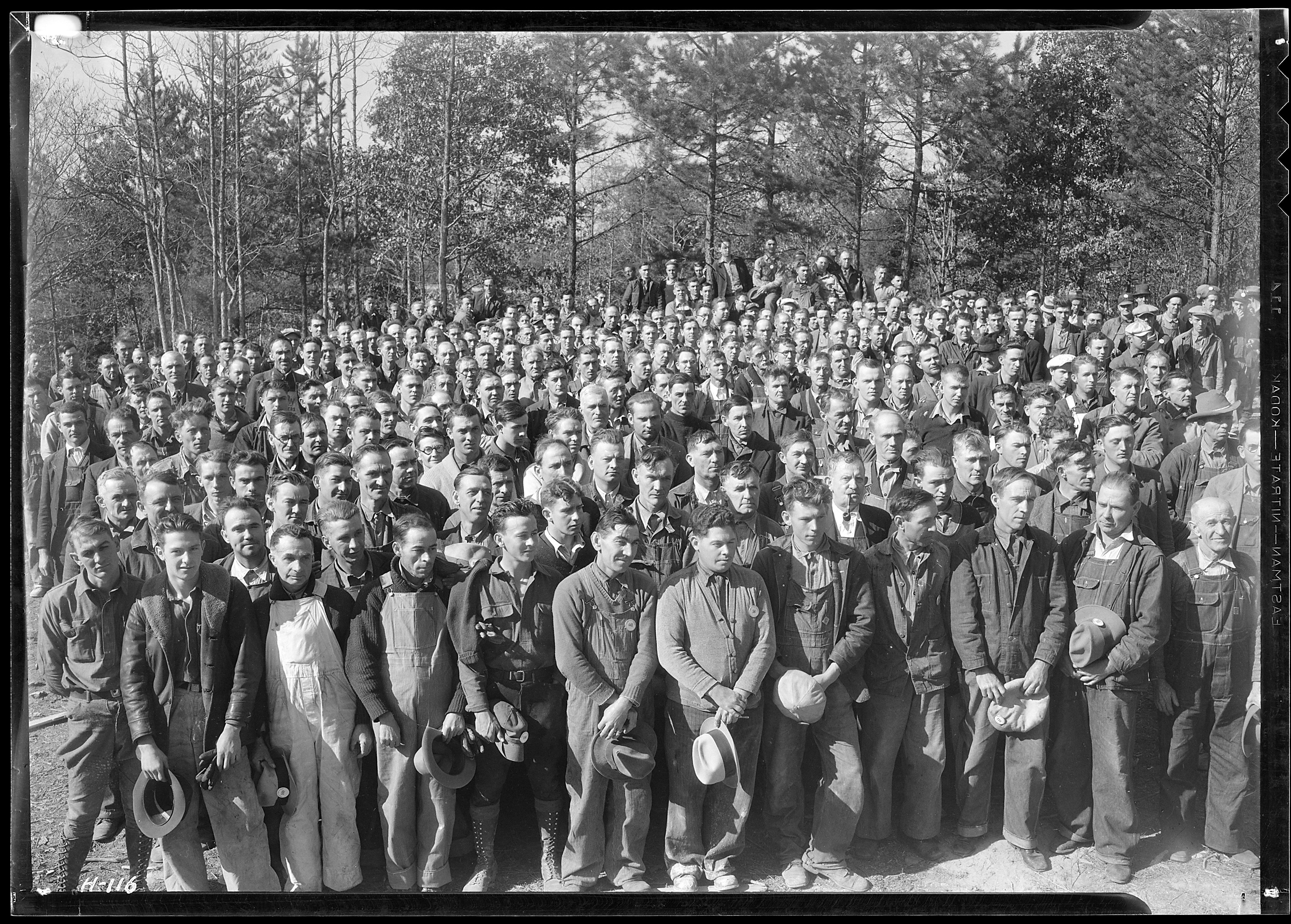 노리스 댐 건설 현장 노동자 사진 (1933년)