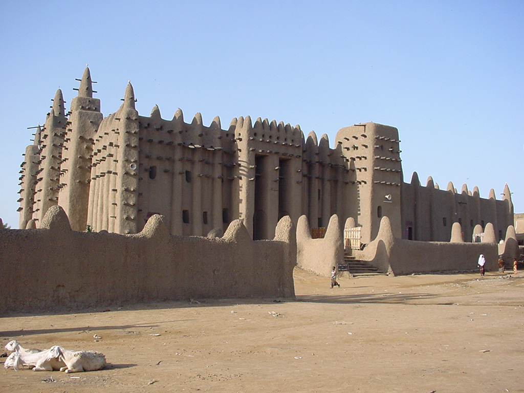 Đại Thánh đường Djenné, một biểu tượng của Thành phố cổ Djenné.