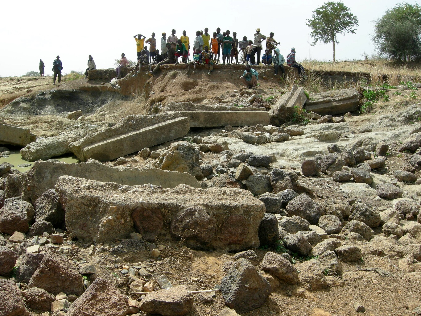 Kerusakan akibat banjir Dourtenga pada tahun 2007
