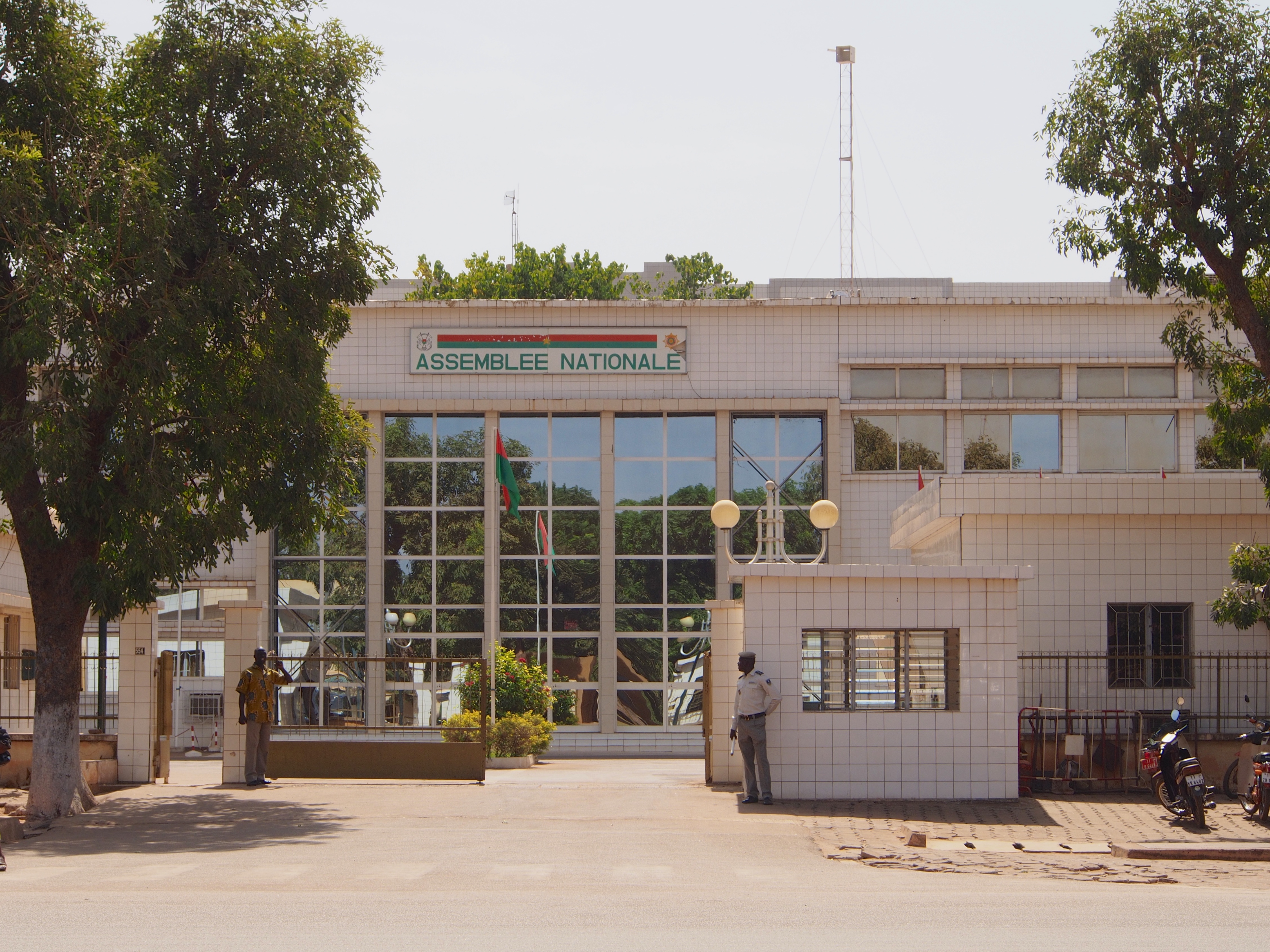 Gedung Majelis Nasional di pusat kota Ouagadougou