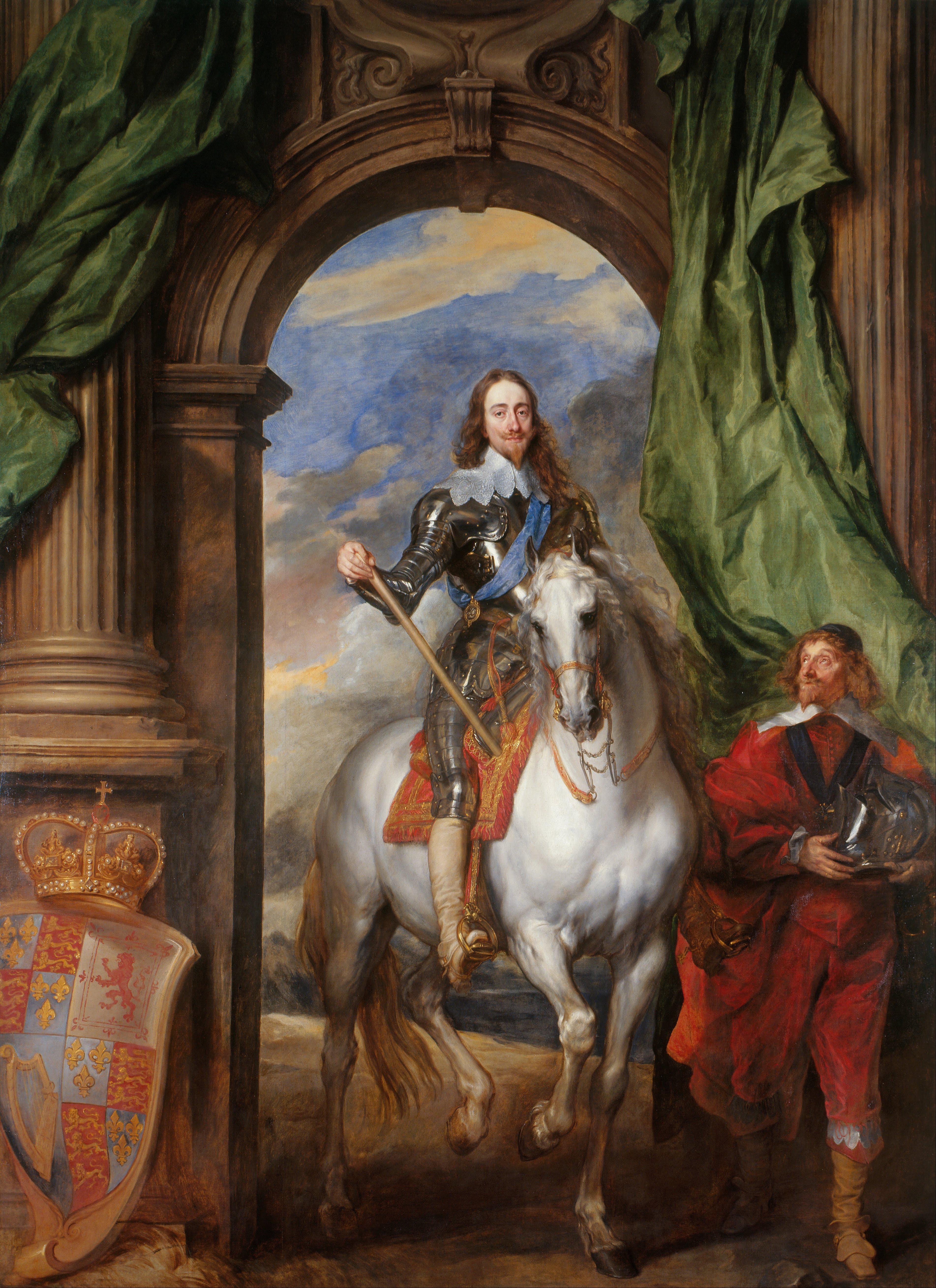 Charles I với M. de St Antoine bởi Anthony van Dyck, 1633