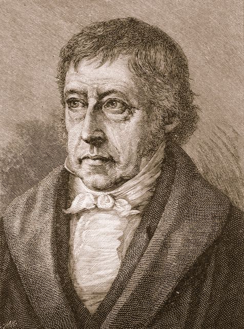 Chân dung Hegel do một nghệ sĩ chưa rõ tên vẽ