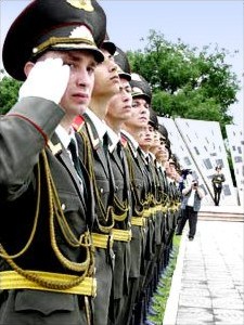 沿ドニエストル共和国軍の兵士