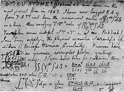 A postcard from Maxwell to his lifelong friend, Peter Guthrie Tait.