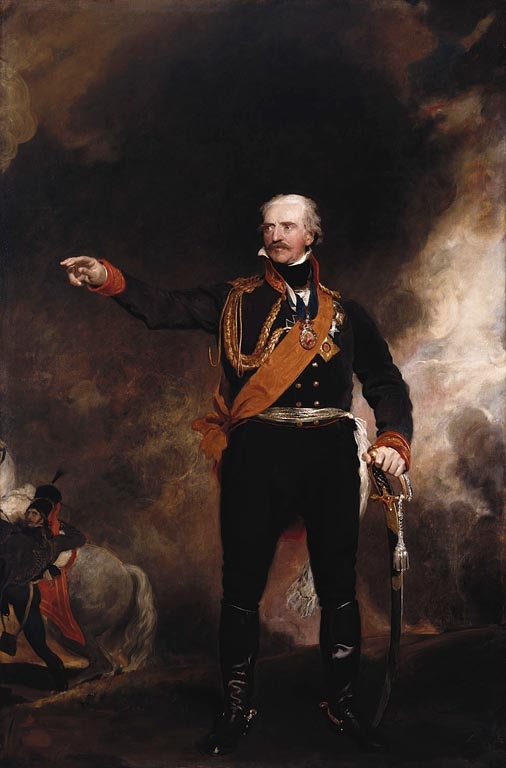 Potret Marsyal Blücher oleh Sir Thomas Lawrence, kini tergantung di Dewan Waterloo di Istana Windsor.