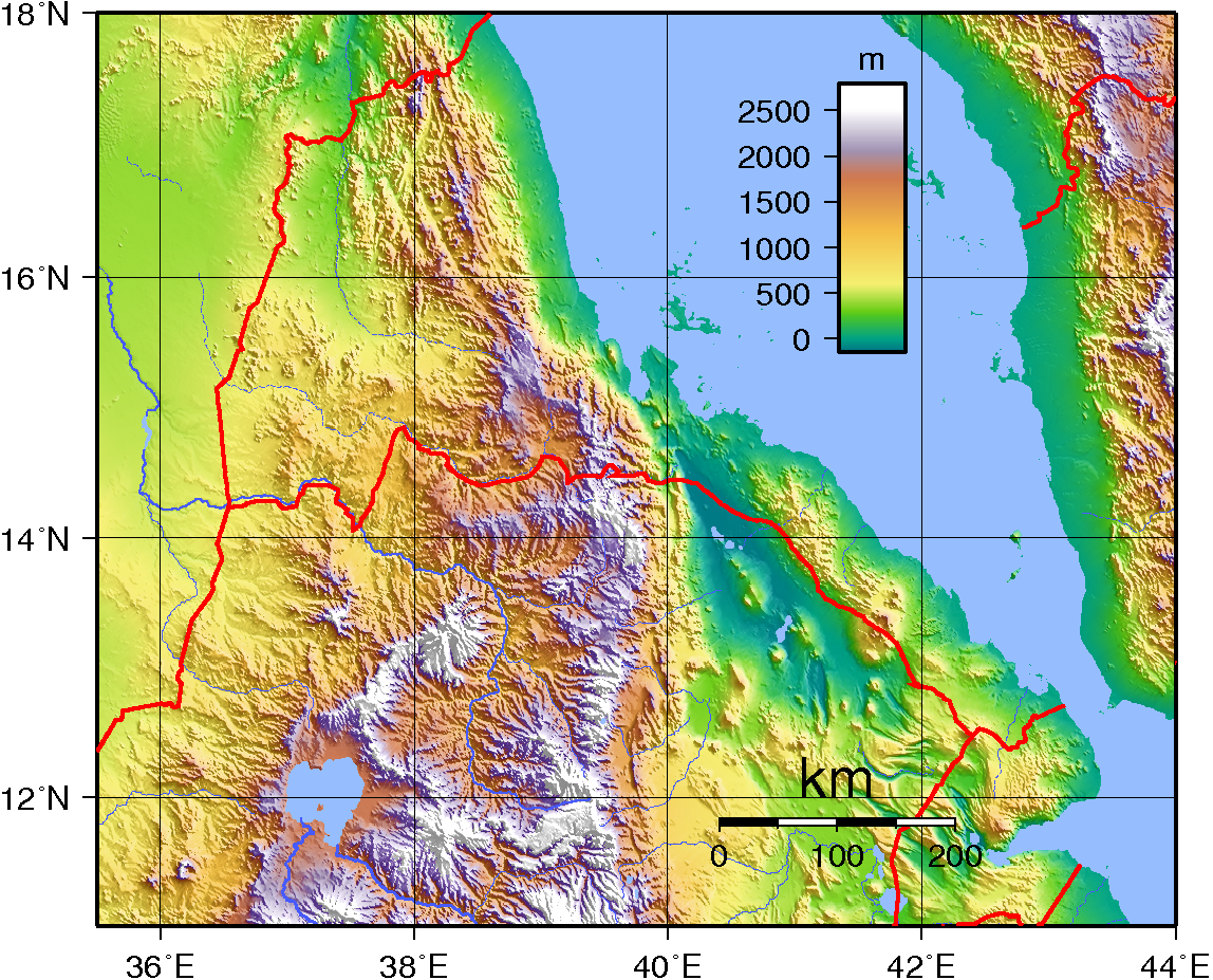 Topografi Eritrea