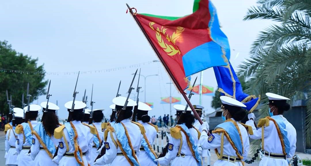 Tentera Laut Eritrea, cabang Angkatan Pertahanan Eritrea semasa upacara