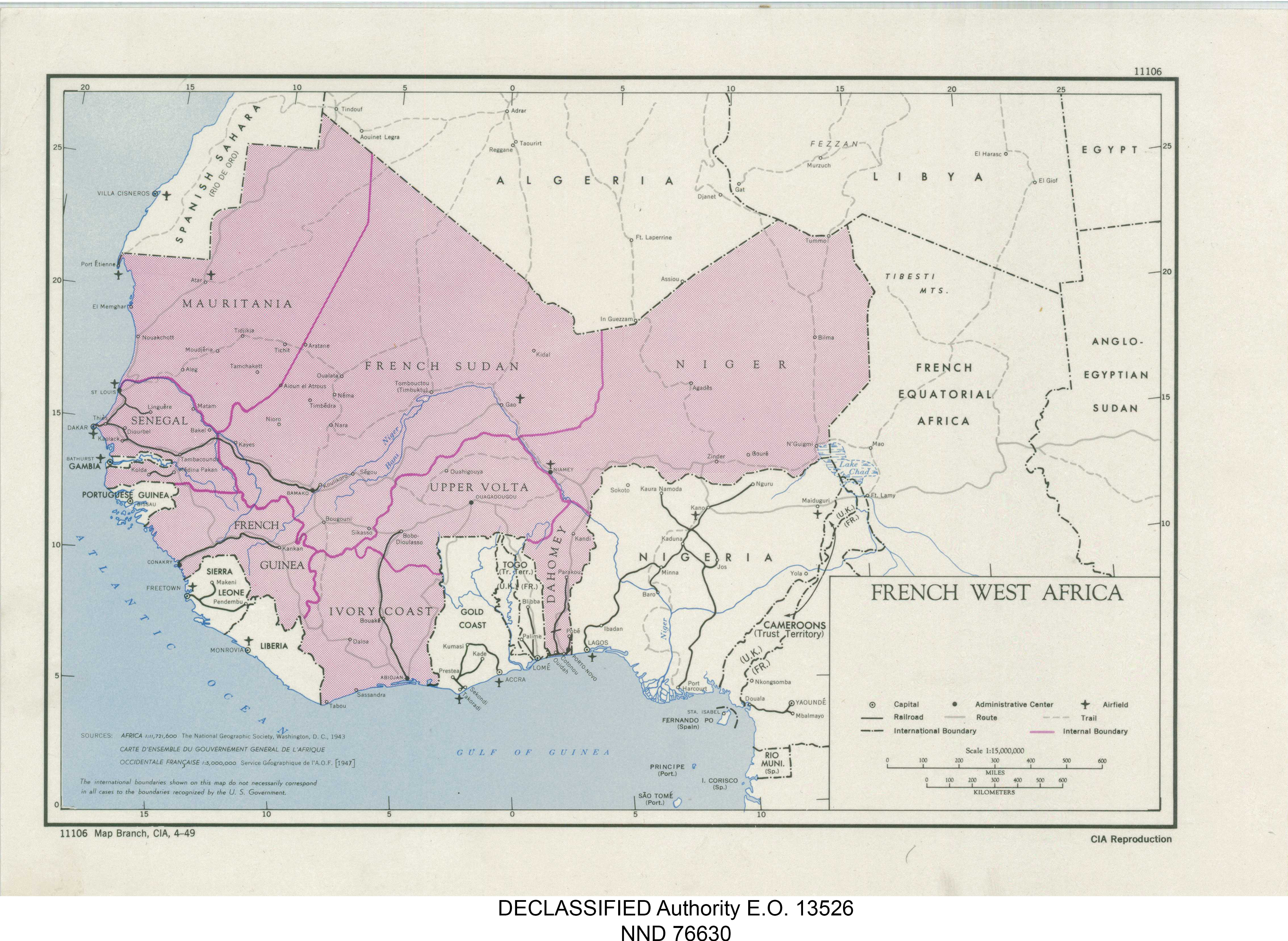 French West Africa in 1949