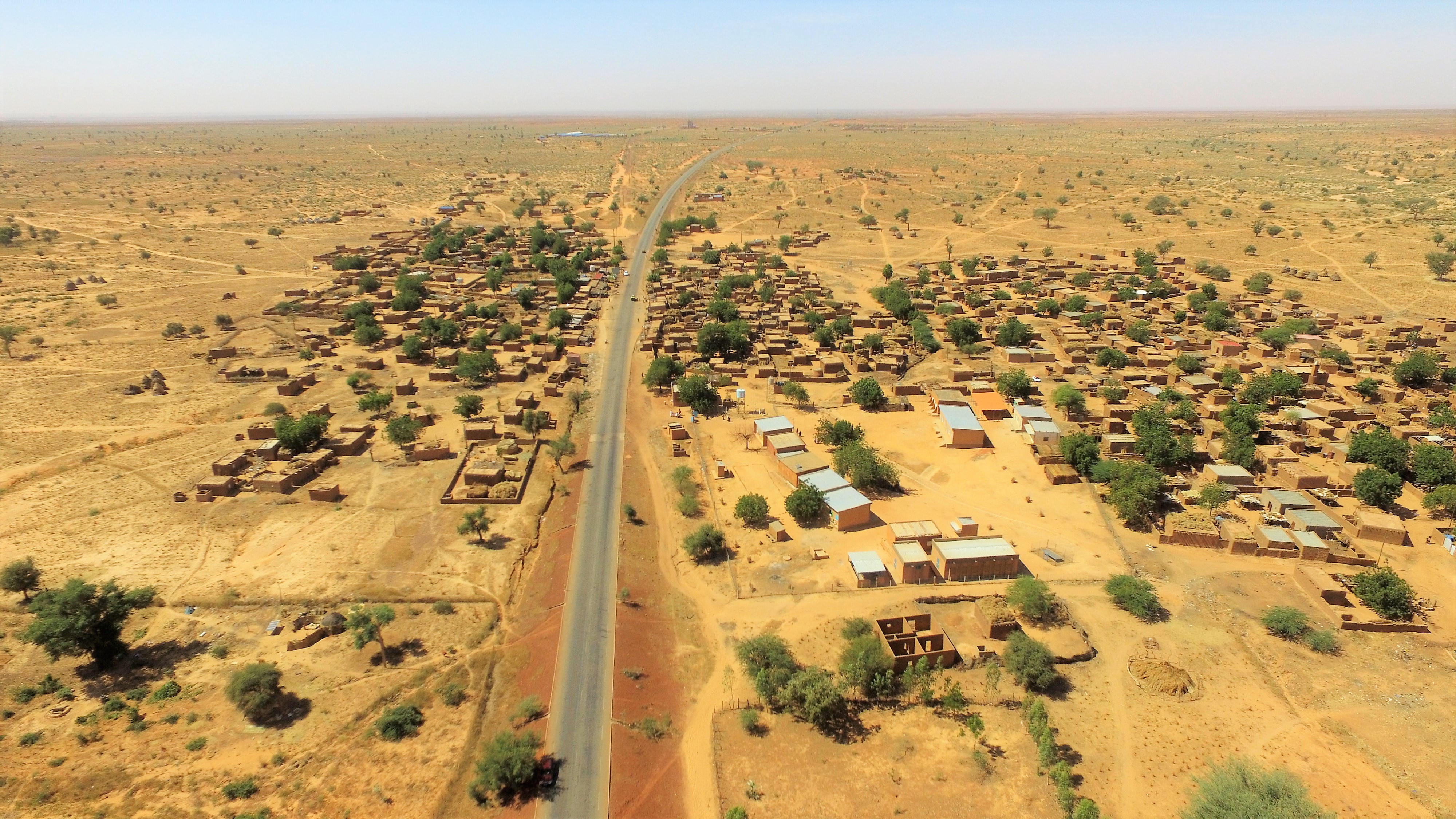 Semi-arid Niger is threatened by further desertification.