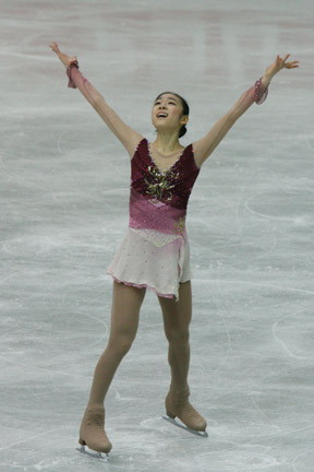 2008年世界選手権で「ミス・サイゴン」を演じるキム・ヨナ