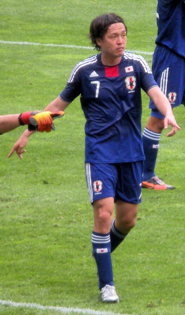 2010년 FIFA 월드컵에서 일본 축구 국가대표팀 소속으로 활약하는 엔도 야스히토