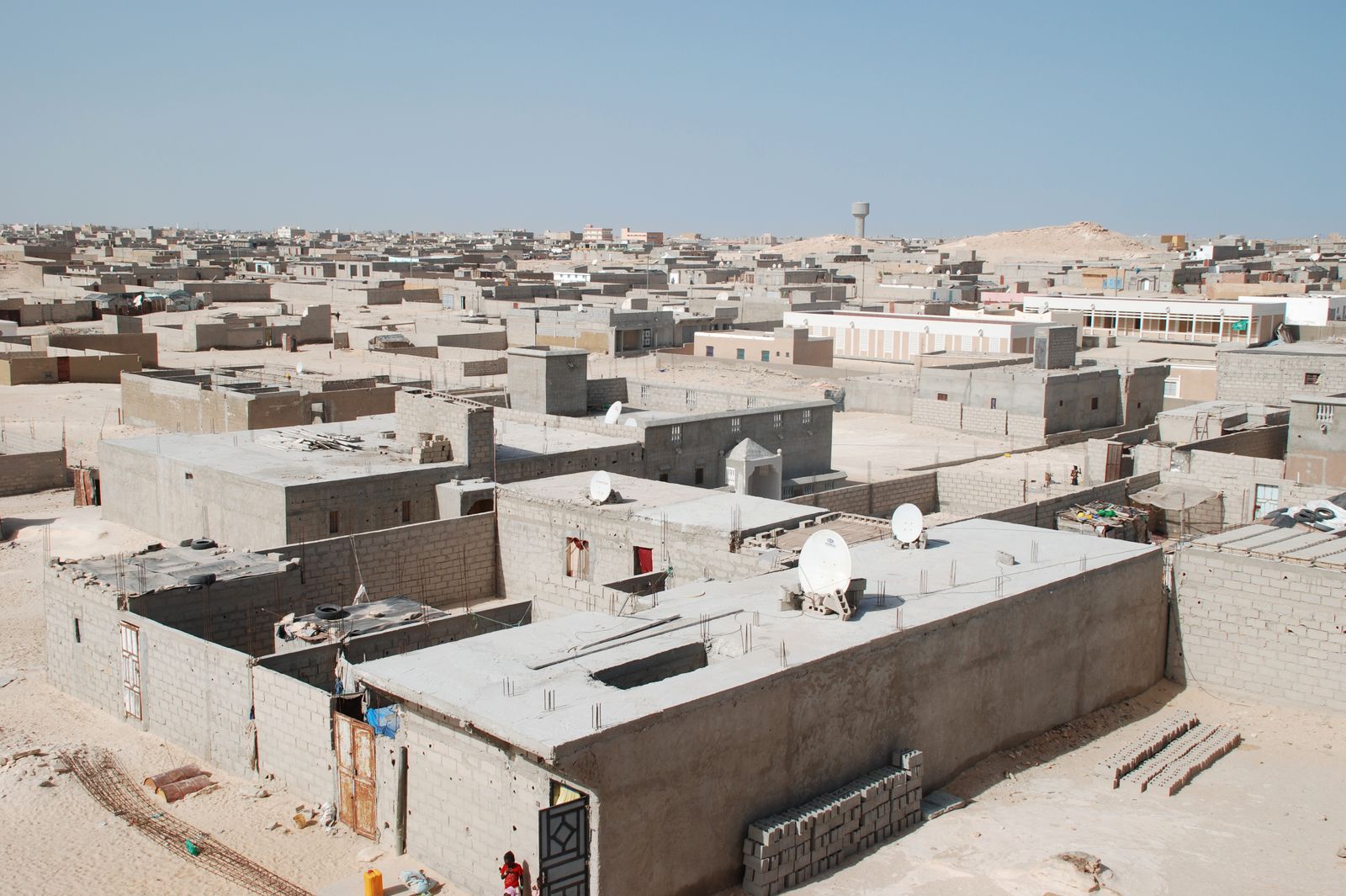 View of Nouadhibou, Mauritania's second-largest city and primary economic port.