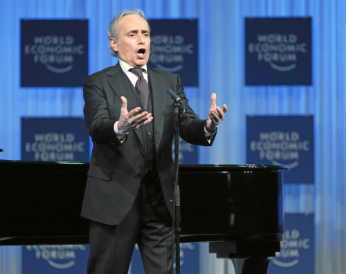José Carreras performing at the World Economic Forum 2011.