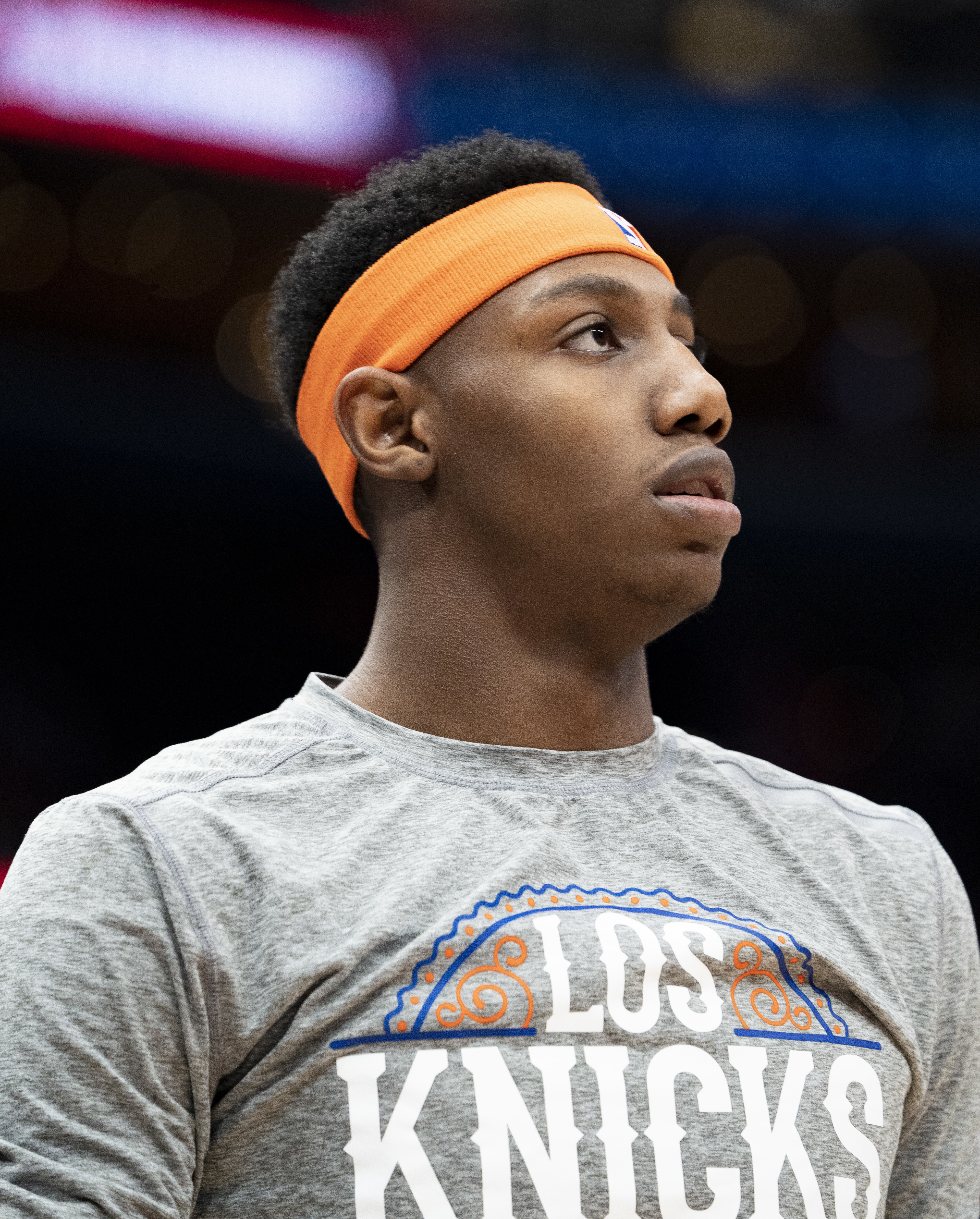 Barrett with the Knicks in 2020