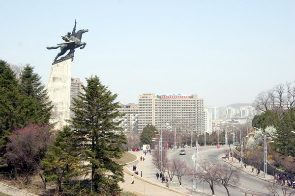 Statue of the Chollima Movement in Pyongyang