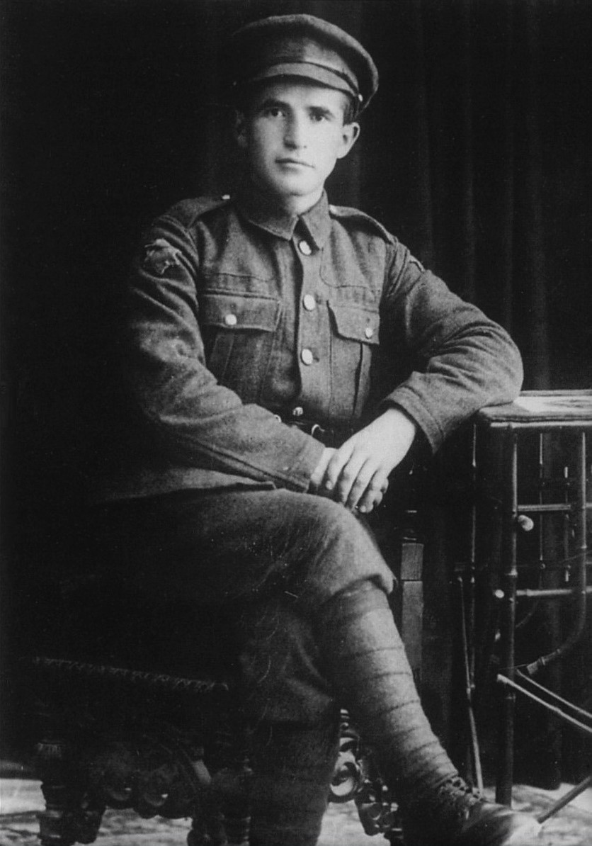 Ben-Gurion in his Jewish Legion uniform, 1918