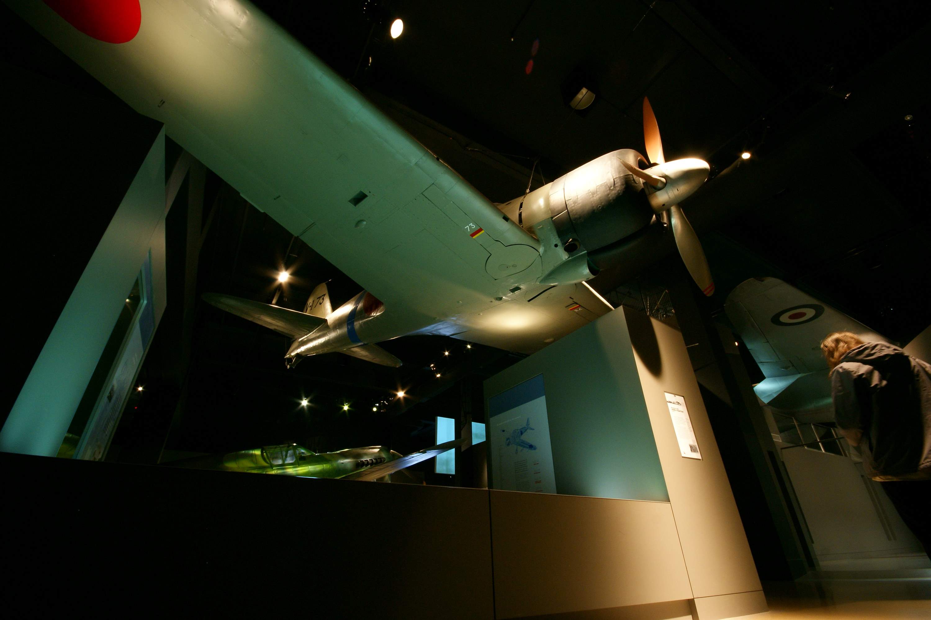 オーストラリア戦争記念館に保存されている坂井のA6M2零戦(テールコードV-173)