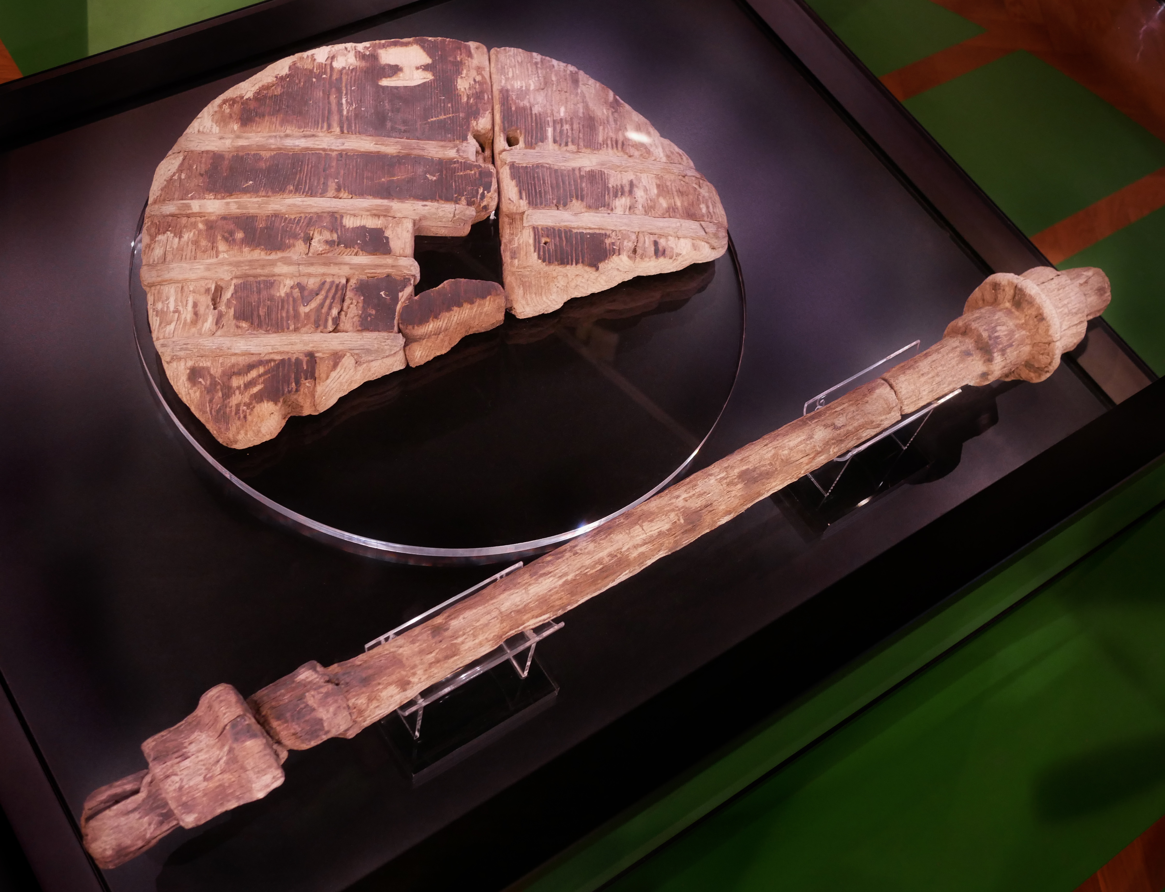 The Ljubljana Marshes Wheel, dating to the Neolithic period, is the oldest wooden wheel yet discovered.