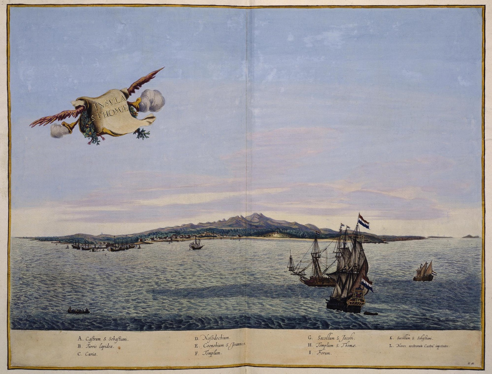 Capture of São Tomé by Cornelis Jol of the Dutch West India Company in 1641.