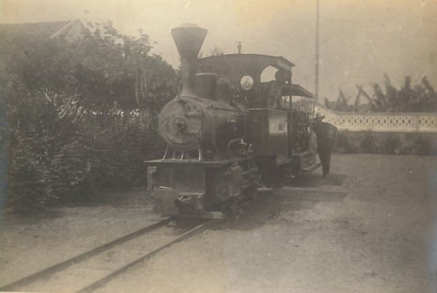Railway in São Tomé and Príncipe circa 1919