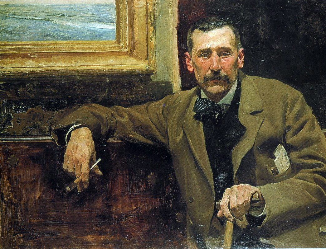 호아킨 소로야의 `Portrait of Benito Pérez Galdós베니토 페레스 갈도스 초상스페인어`, 1894년
