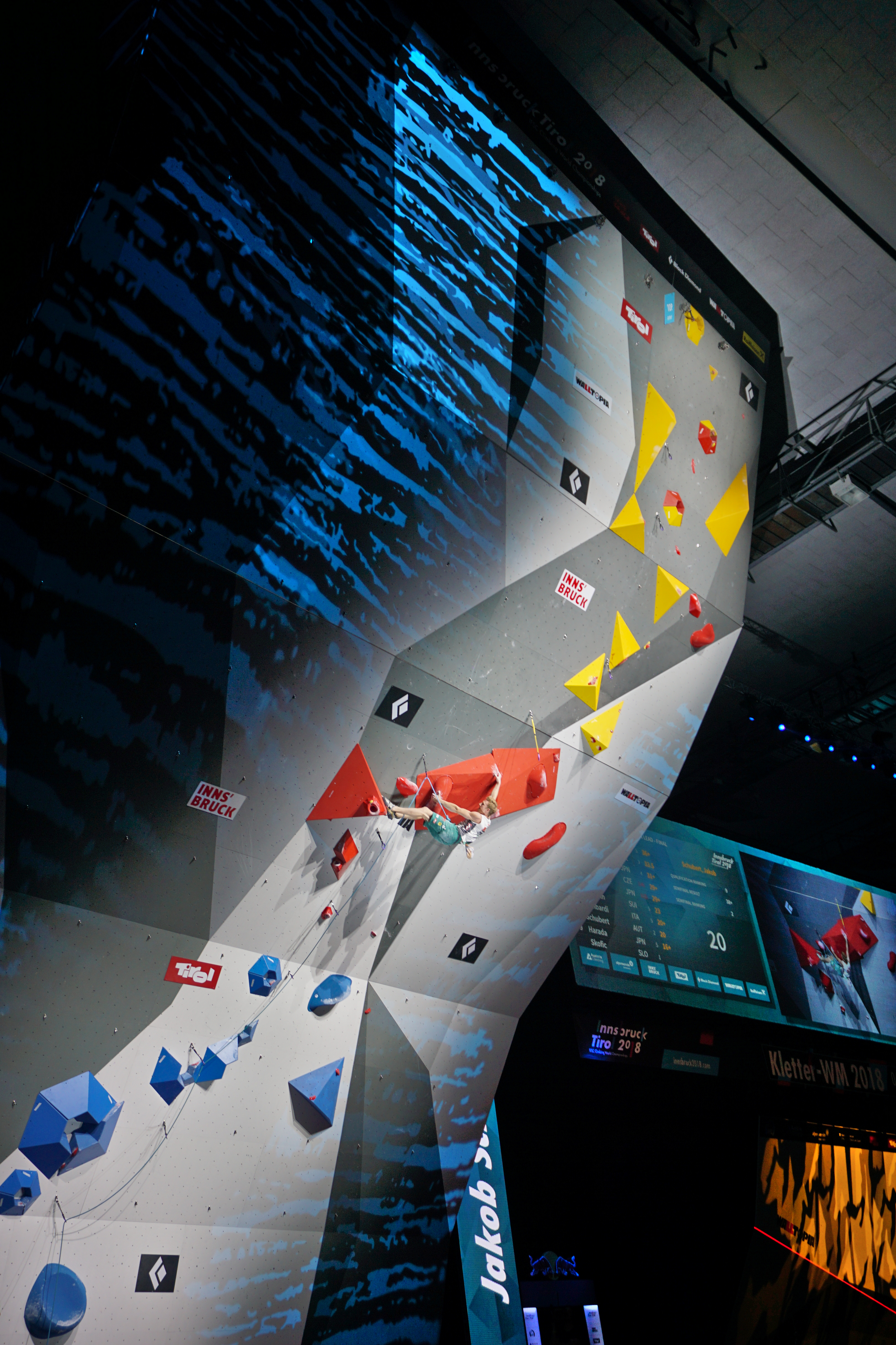 2018 세계 선수권 대회 인공 암벽 등반 벽