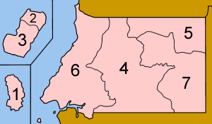 적도 기니의 주 (지블로호는 표시되지 않음)