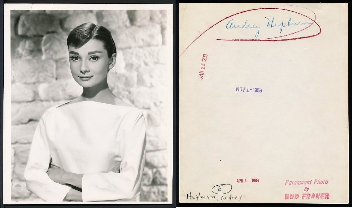 Audrey Hepburn in 1956