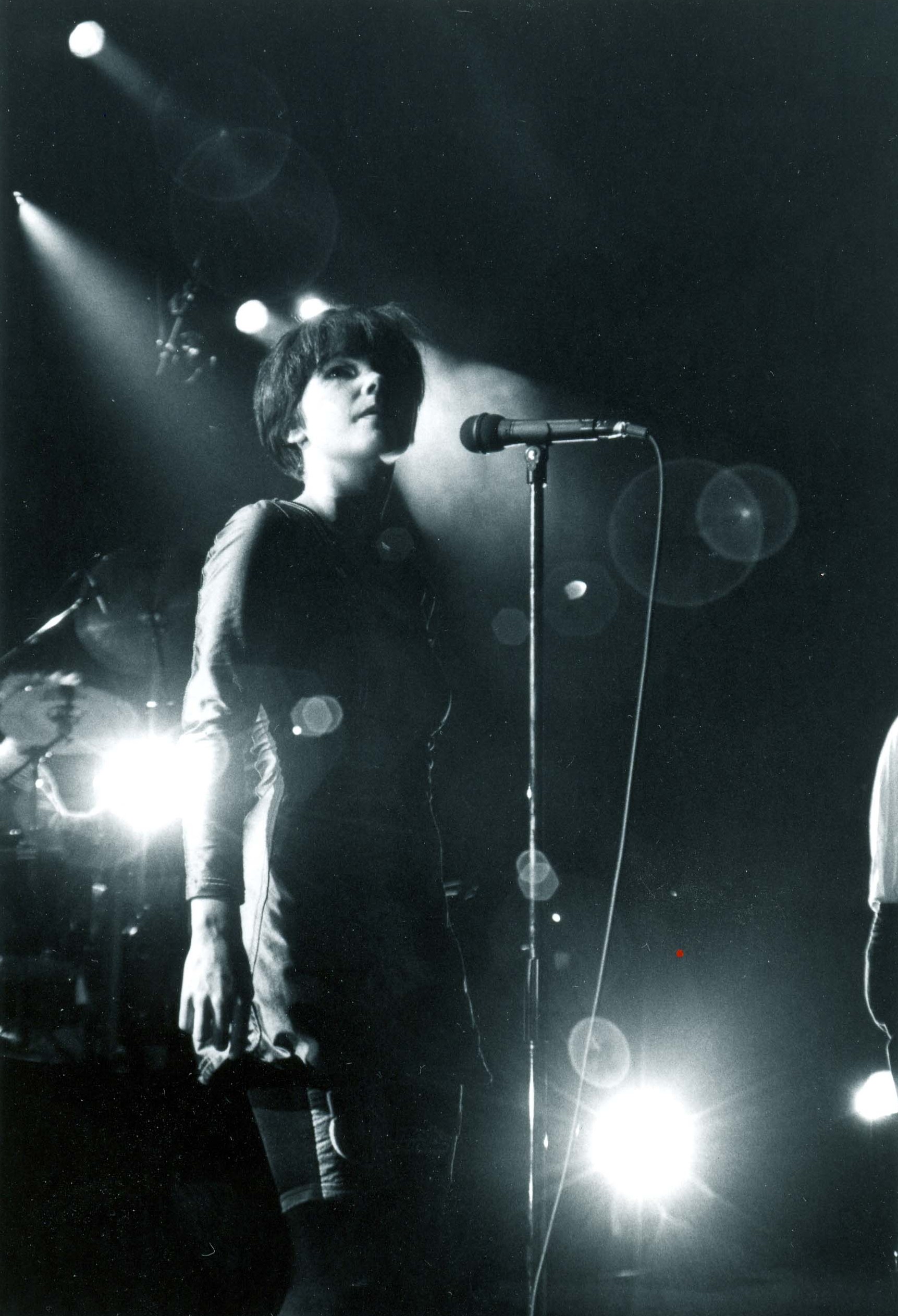 Björk performing in Japan with The Sugarcubes in 1992
