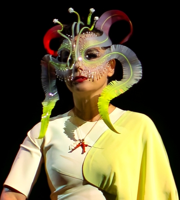 Björk performing at the Royal Albert Hall in 2016