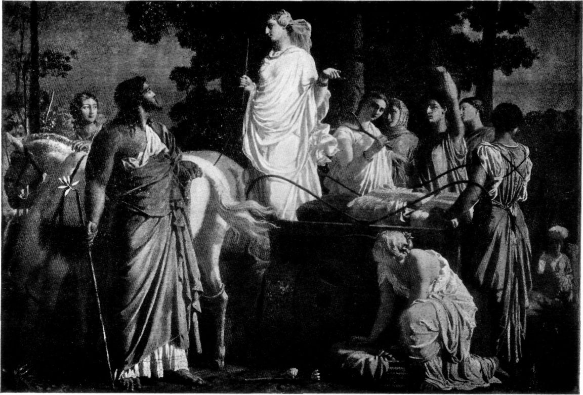 Odysseus dan Nausicaa.