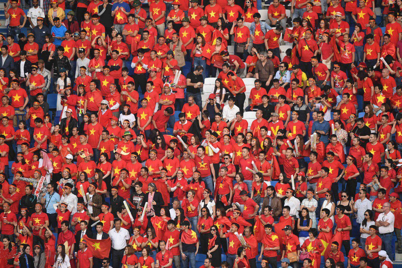 Penyokong Vietnam semasa Piala Asia AFC 2019