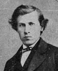 ลอริเยร์ในวัยนักศึกษา ประมาณปี ค.ศ. 1865