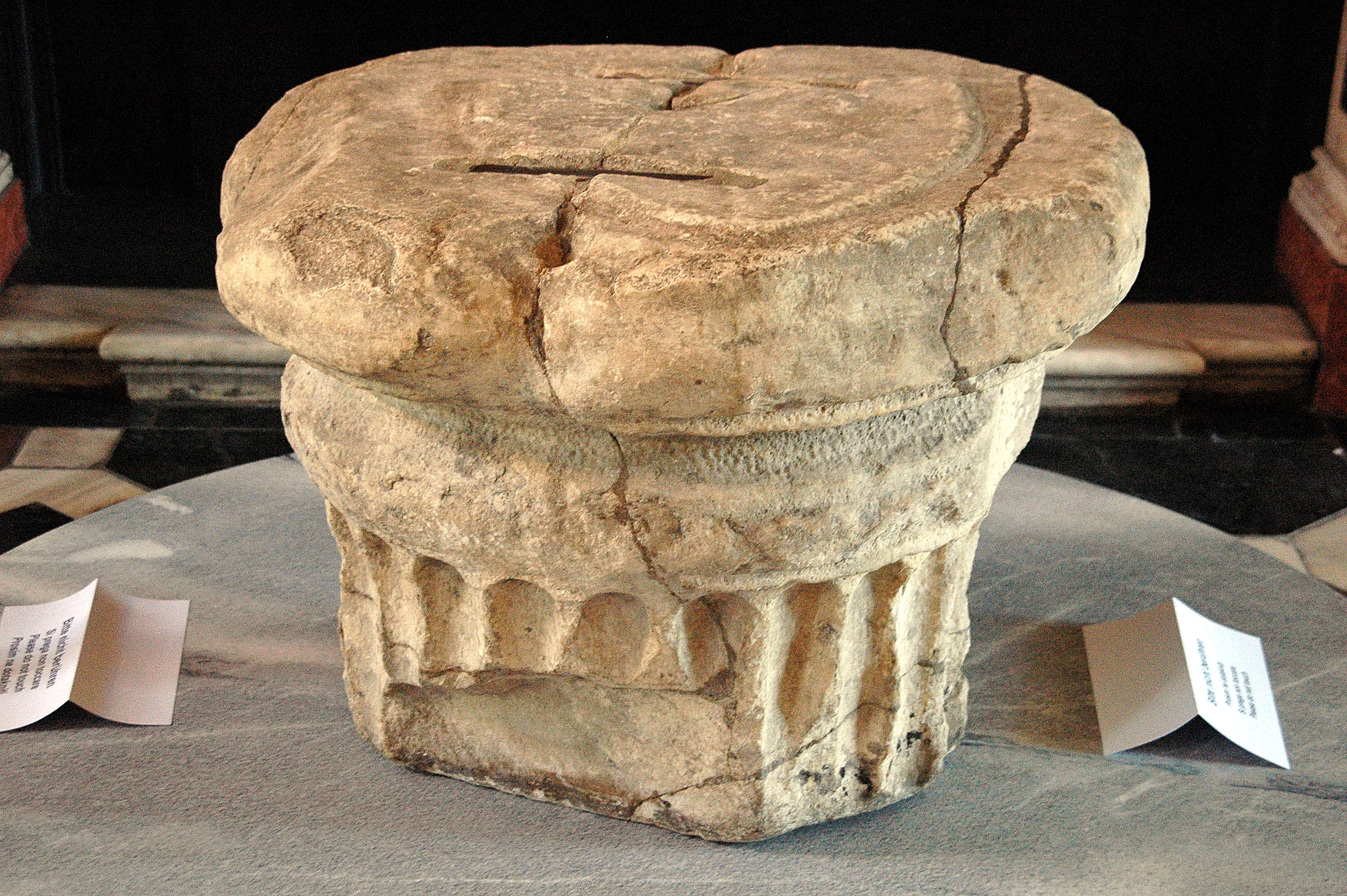 The Prince's Stone, a symbol of the Duchy of Carantania, used in the installation of dukes.