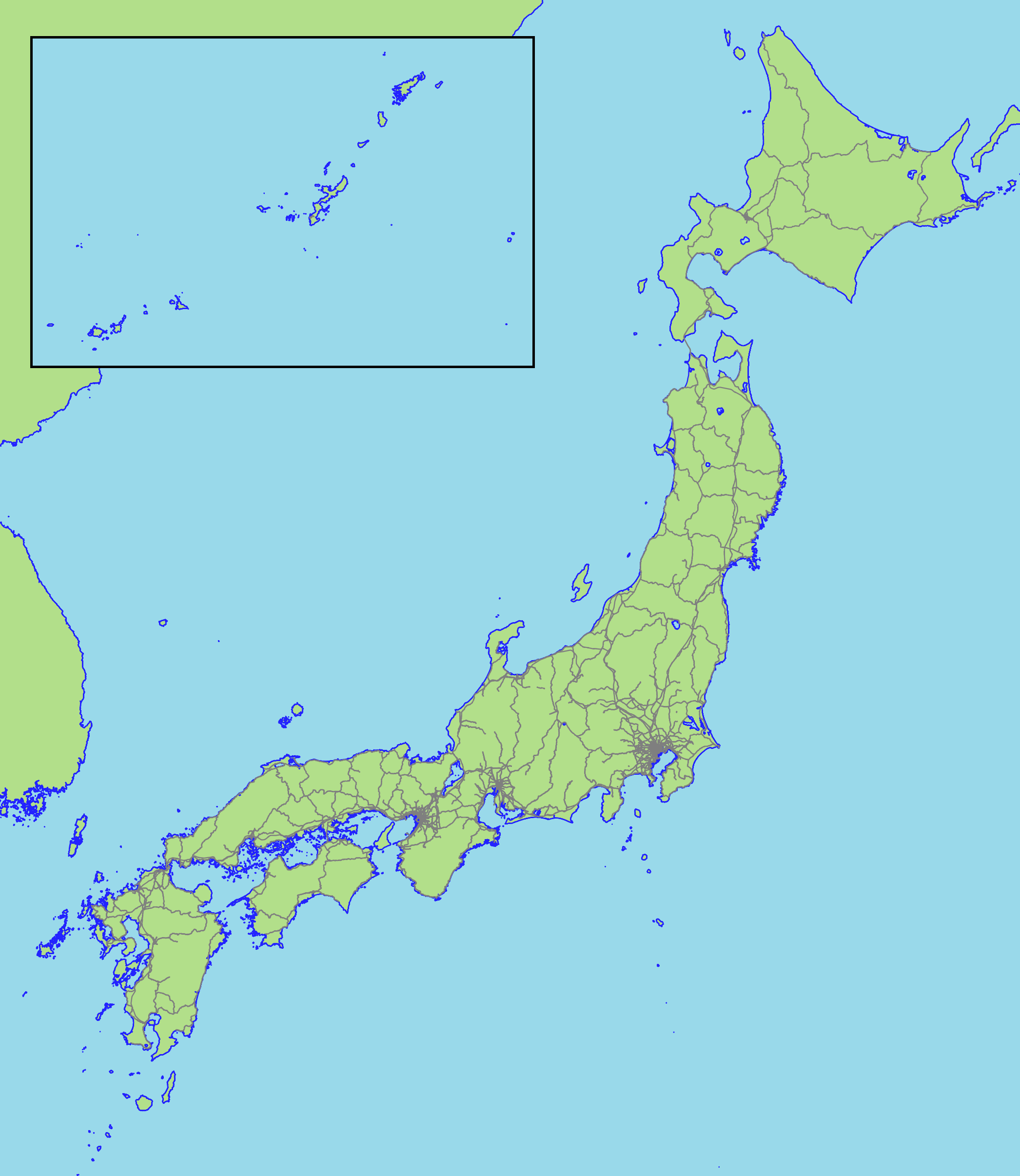일본의 철도망